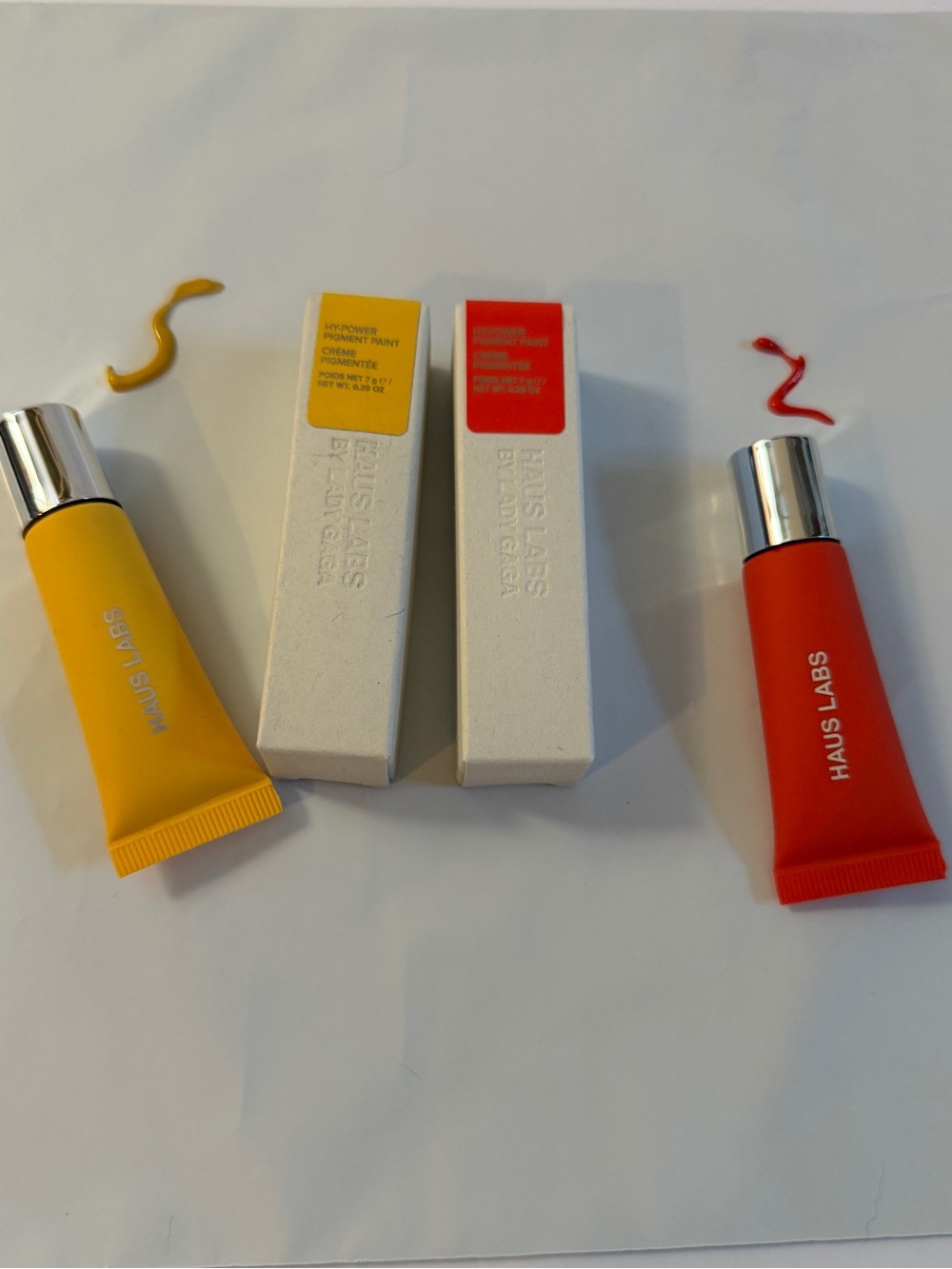 Haus Labs By Lady Gaga Cream Pigment Duo — Citrine Matte & Flame Matte
